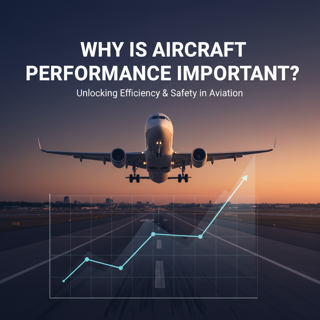 Professional blog header image for article titled: Why is aircraft performance important. High quality, relevant imagery, clean composition.