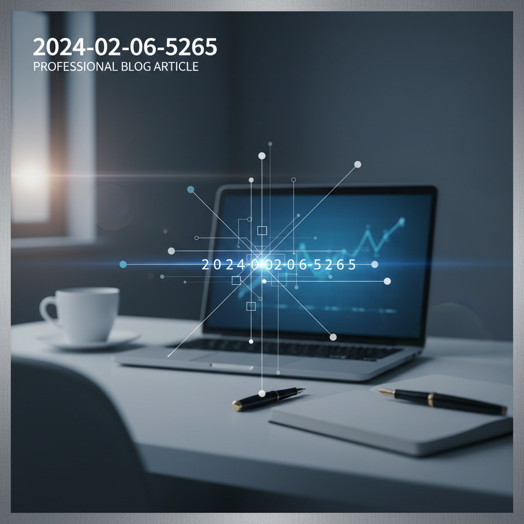 Professional blog header image for article titled: 2024-02-06-5265. High quality, relevant imagery, clean composition.