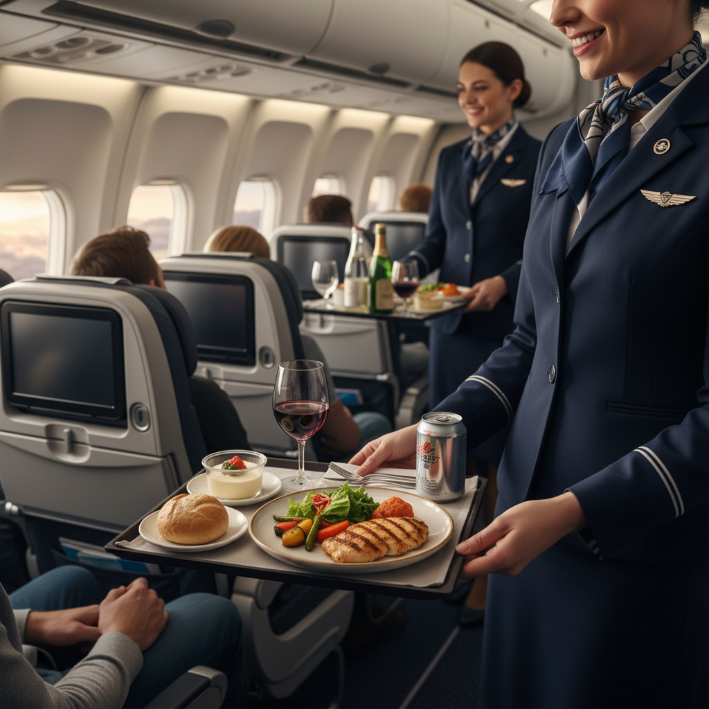 Airline meal service