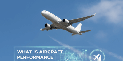 Professional blog header image for article titled: What is Aircraft Performance Monitoring. High qua