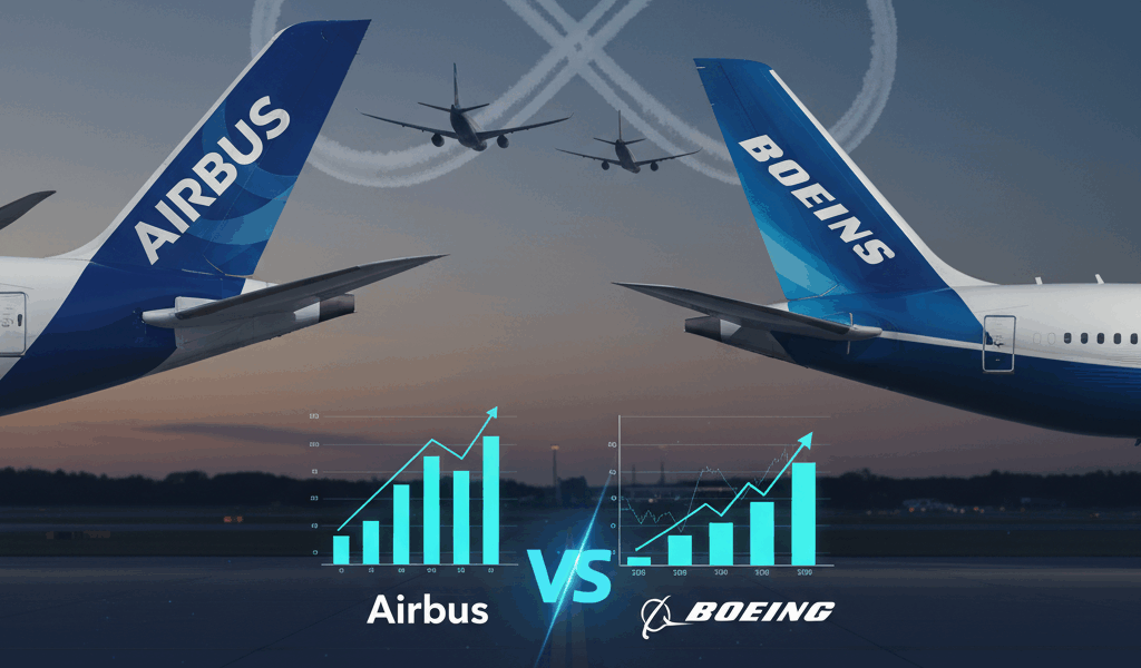 Professional blog header image for article titled: The Final Numbers Are In for Airbus vs Boeing 202