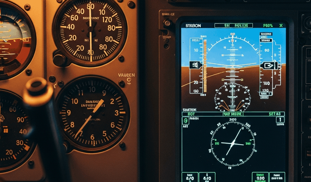 Glass Cockpit vs Steam Gauges for Student Pilots