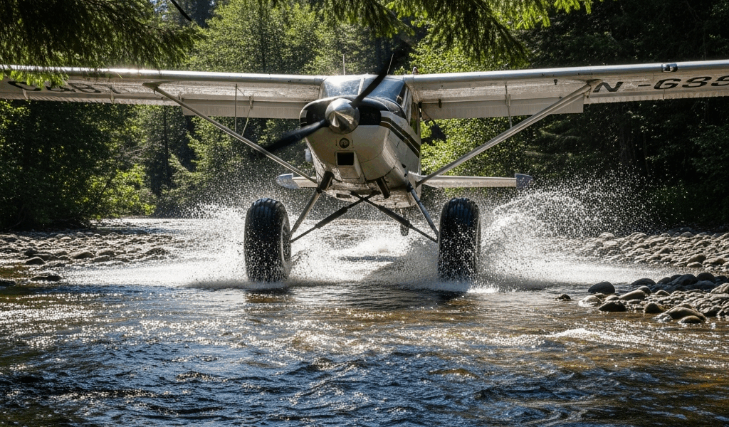 Shallow Water Crossings in Bush Flying Techniques