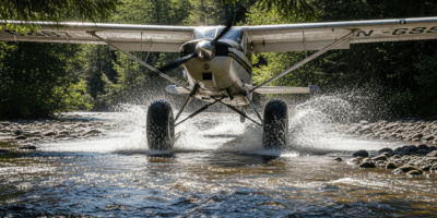 Shallow Water Crossings in Bush Flying Techniques