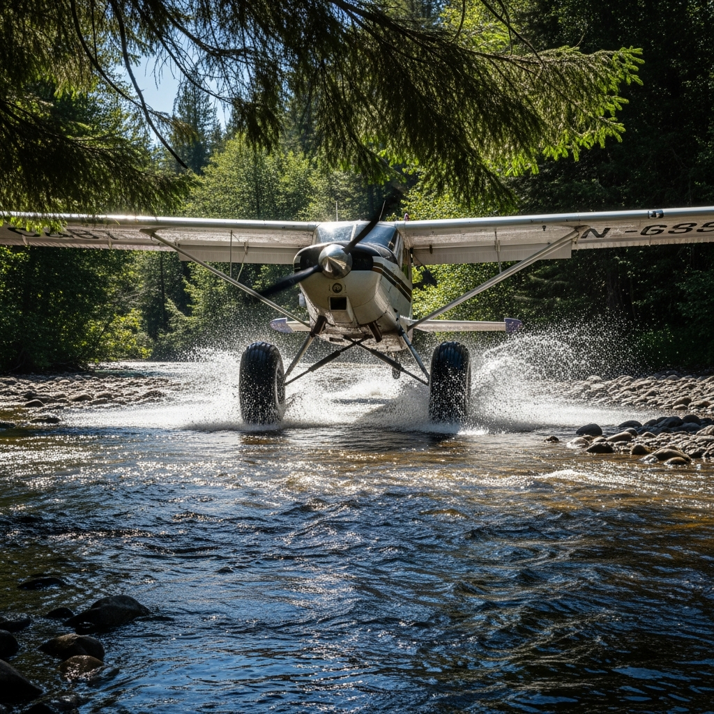 Shallow Water Crossings in Bush Flying Techniques